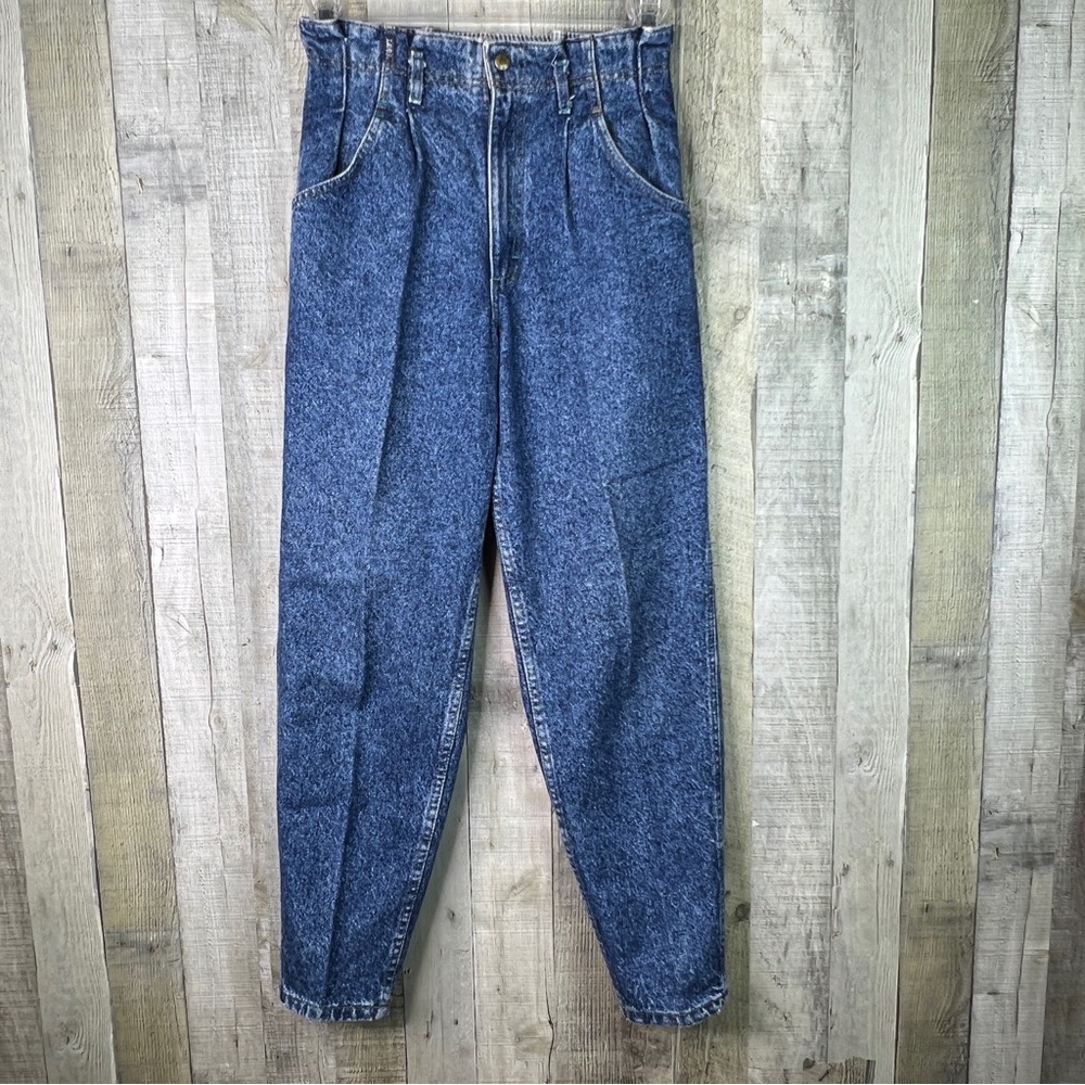 Vintage Lee Paper Bag Style Jeans High Rise w/Front Pockets & Belt Loops-no size